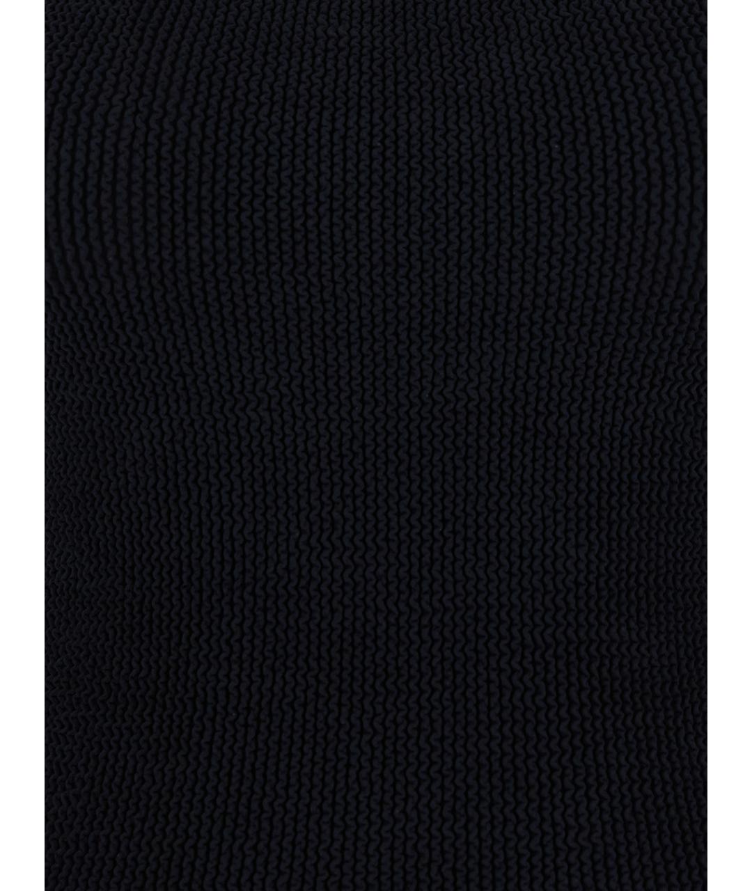 HUNZA G Черный полиамидовый купальник, фото 3