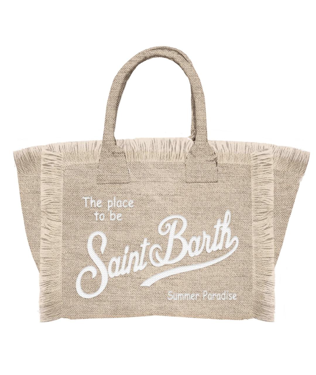 MC2 SAINT BARTH Бежевая сумка тоут, фото 1