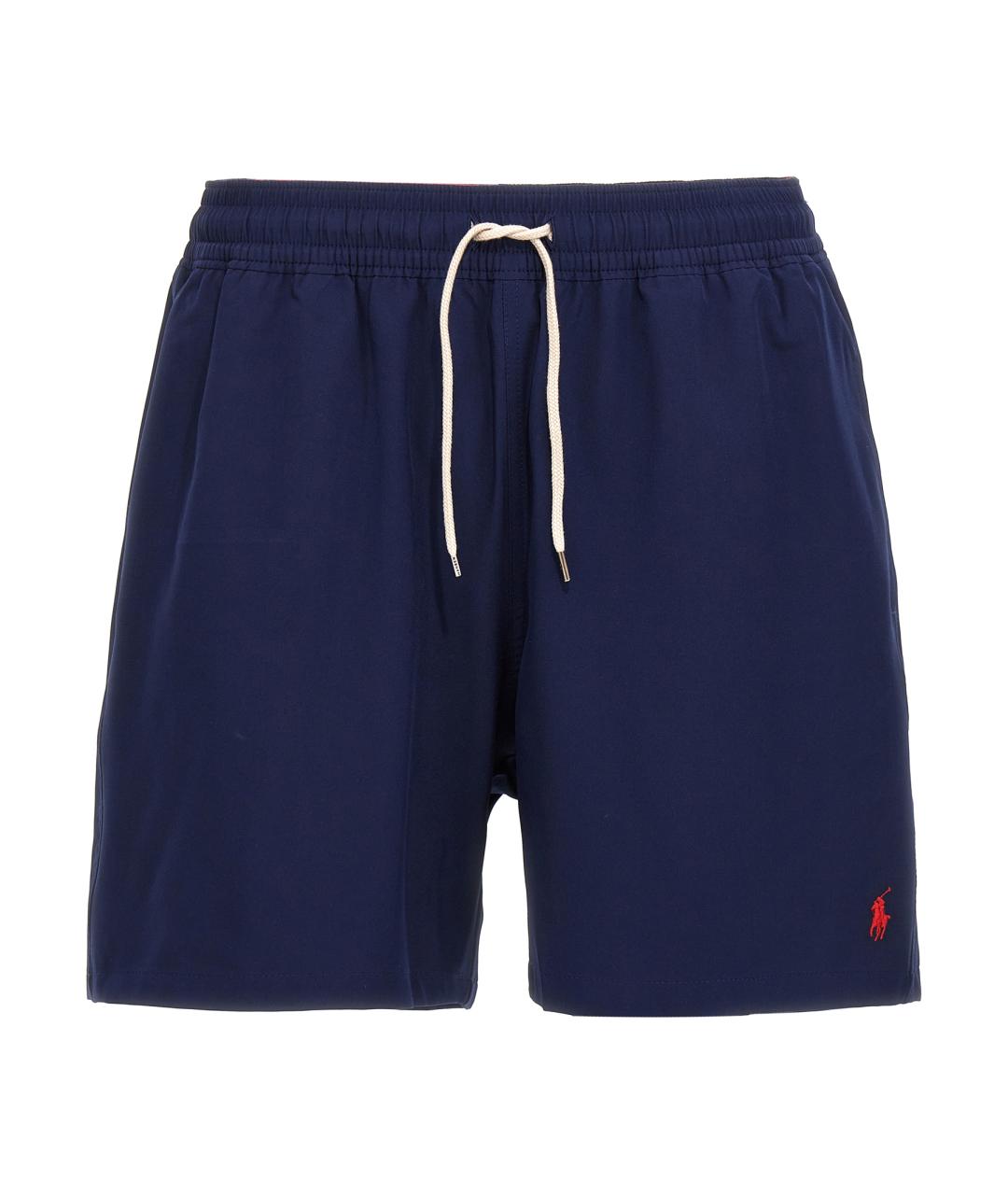 POLO RALPH LAUREN Синие полиэстеровые шорты, фото 1