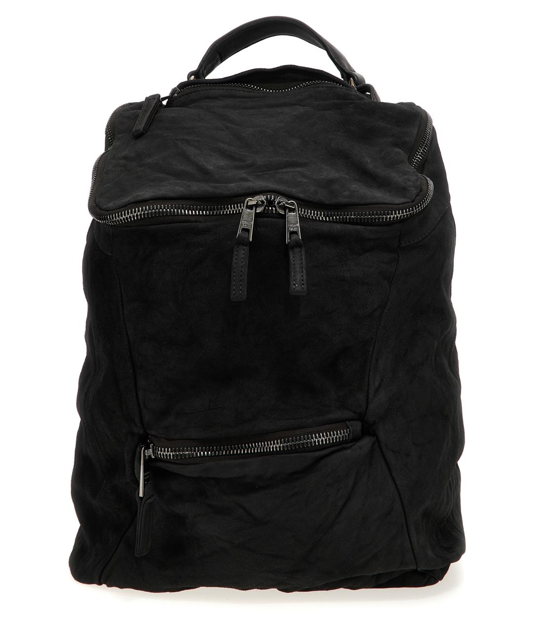 GIORGIO BRATO Черный замшевый рюкзак, фото 1