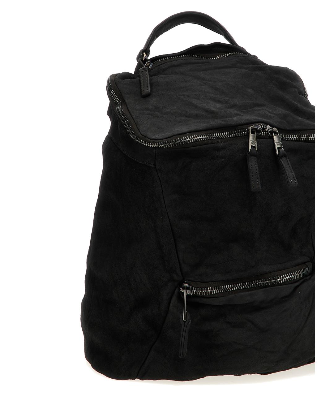 GIORGIO BRATO Черный замшевый рюкзак, фото 3