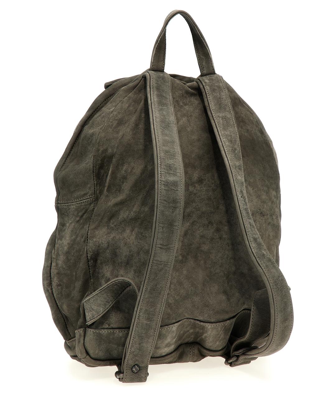 GIORGIO BRATO Серый замшевый рюкзак, фото 2