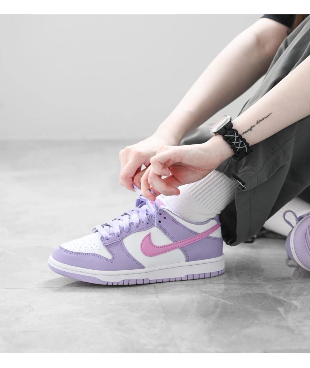 NIKE Кожаные кроссовки, фото 4