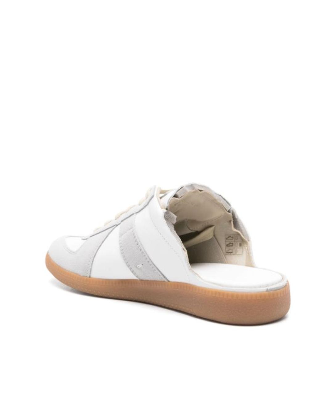 MAISON MARGIELA Белые низкие кроссовки / кеды, фото 2