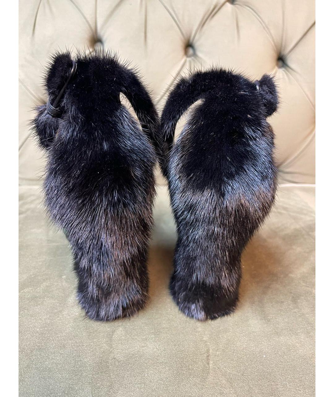 FERRAGAMO Зеленые кожаные босоножки, фото 4