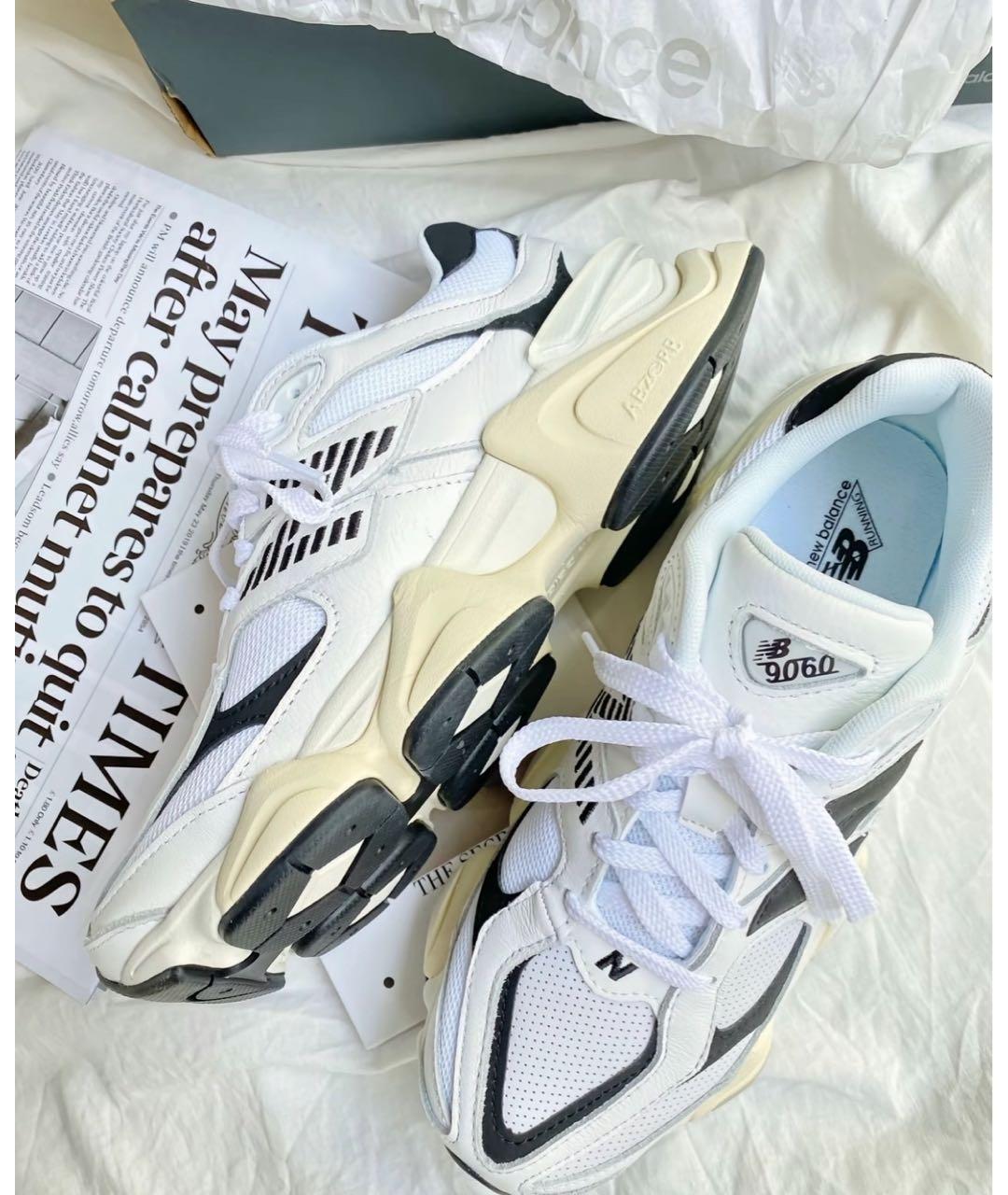 NEW BALANCE Белые текстильные низкие кроссовки / кеды, фото 4