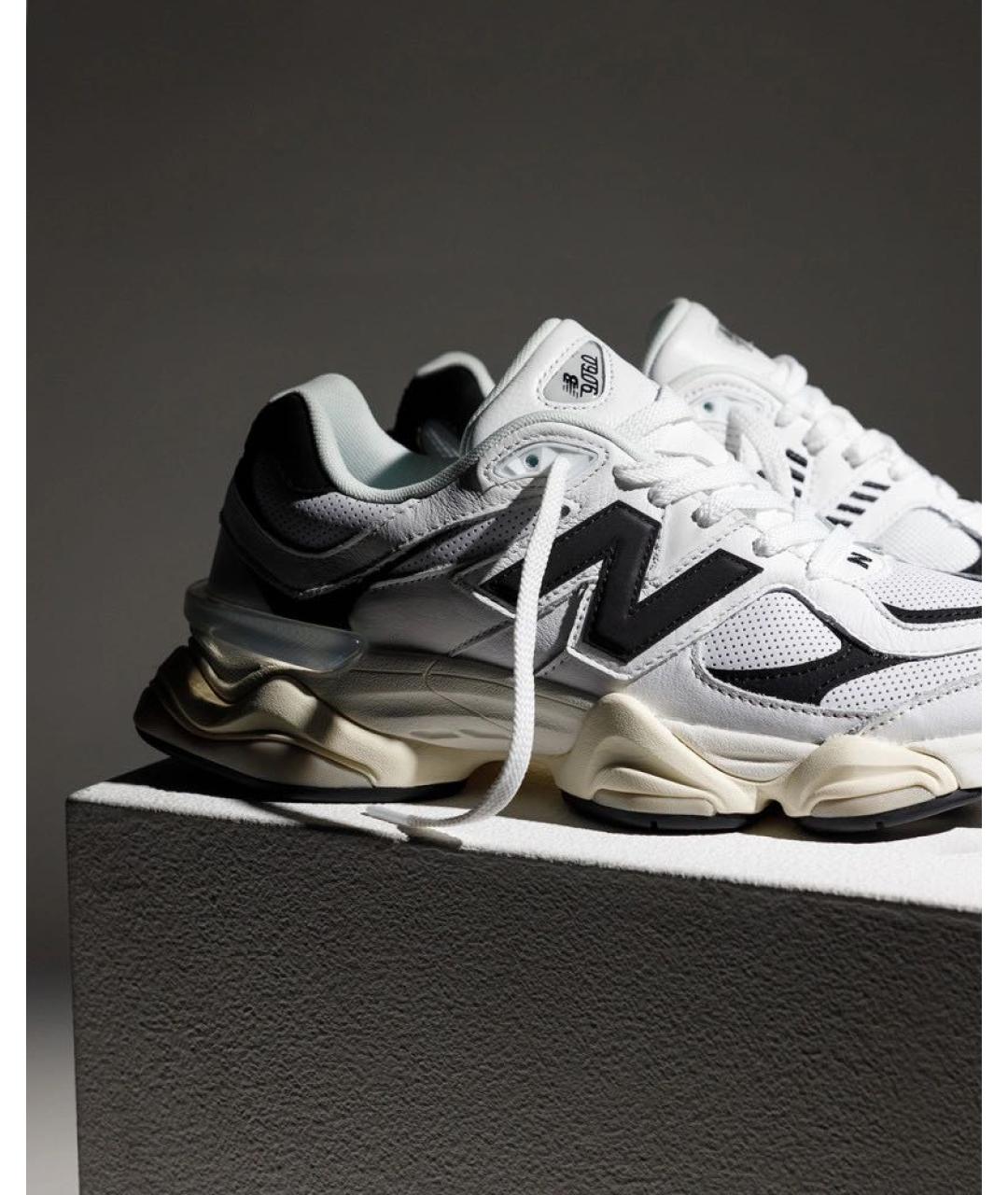 NEW BALANCE Белые текстильные низкие кроссовки / кеды, фото 7