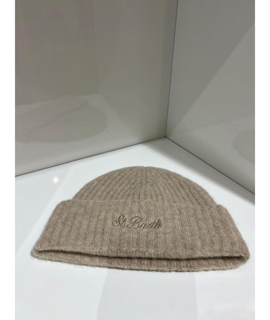 MC2 SAINT BARTH Бежевая шапка, фото 2