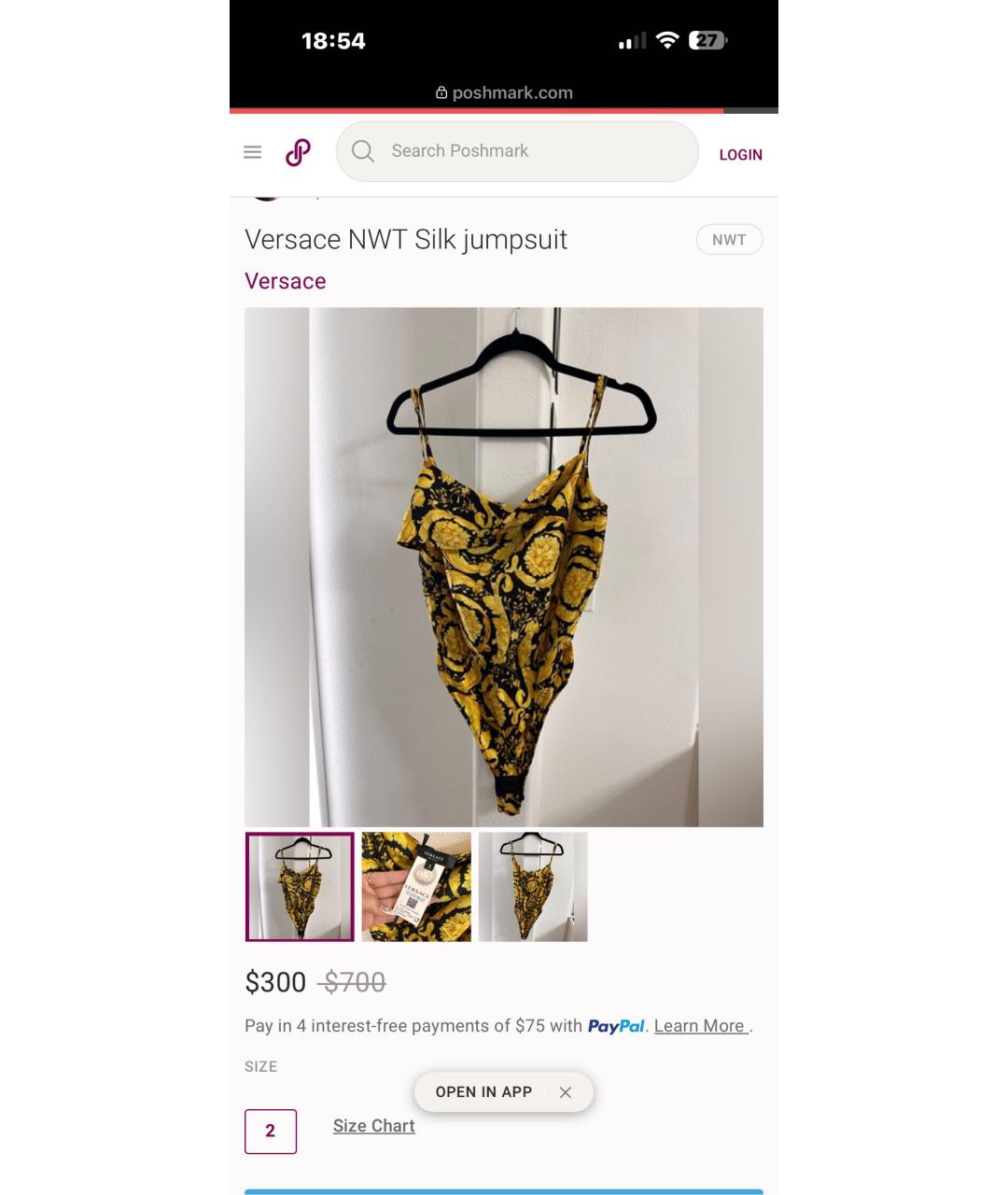 VERSACE Мульти шелковое боди, фото 7