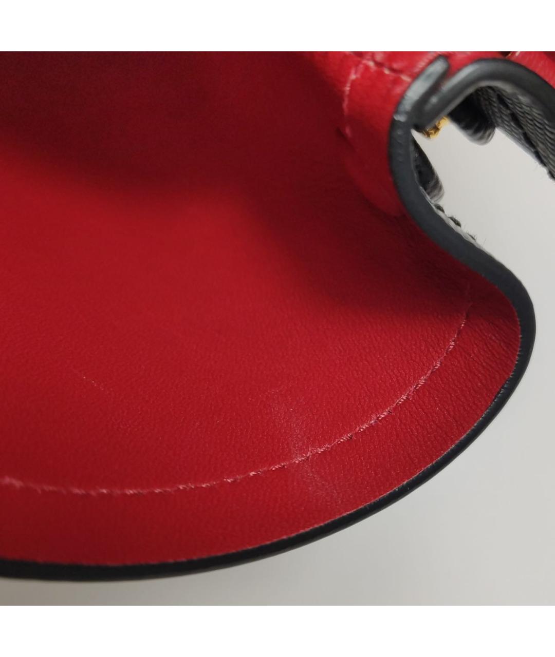 PRADA Черная кожаная сумка с короткими ручками, фото 8