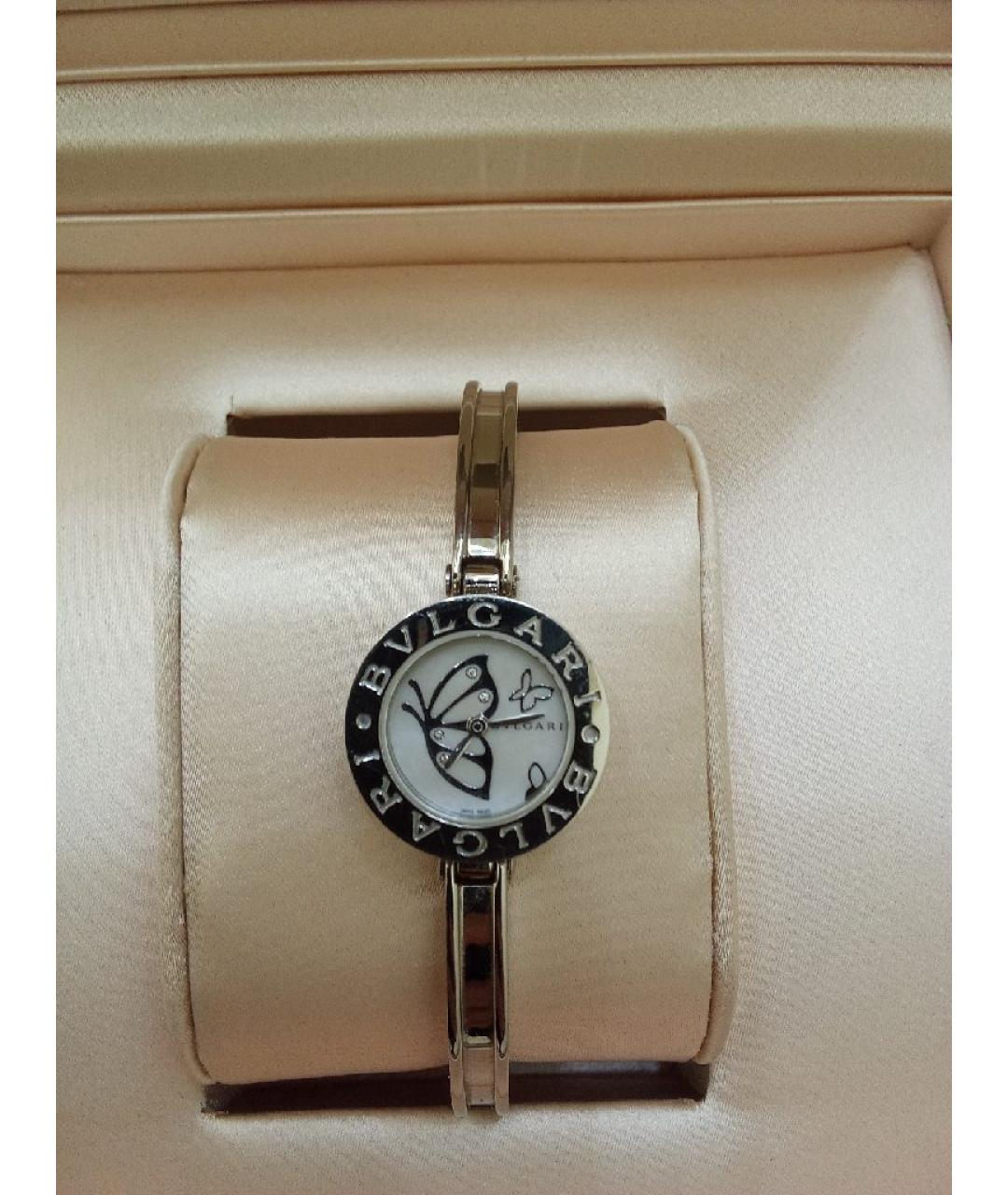 BVLGARI Белые металлические часы, фото 5