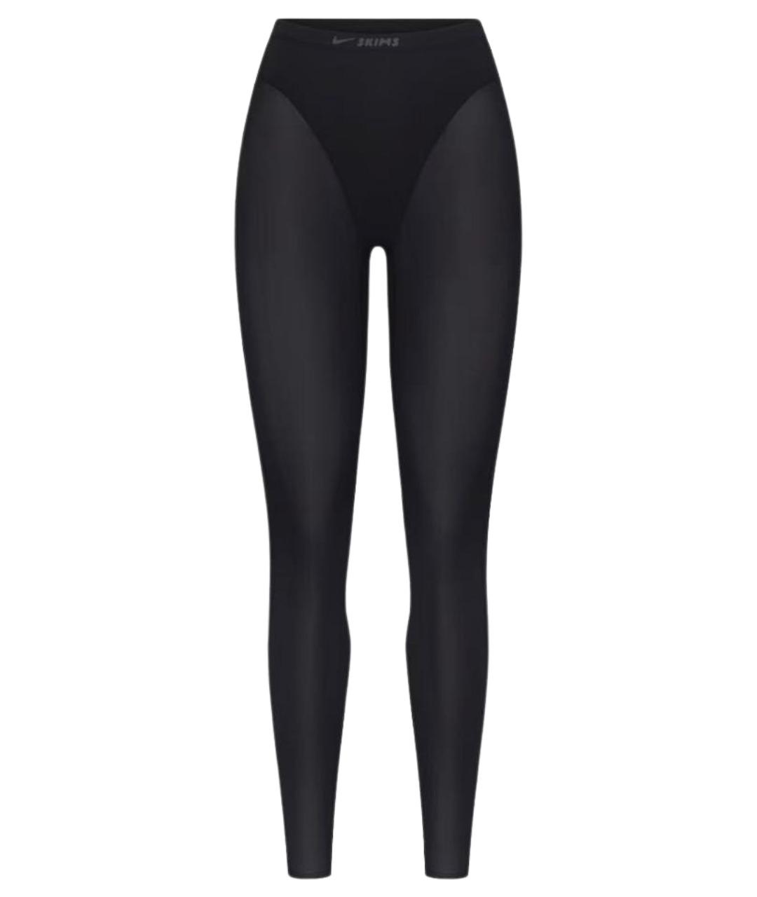 SKIMS Черные полиамидовые леггинсы и велосипедки, фото 1