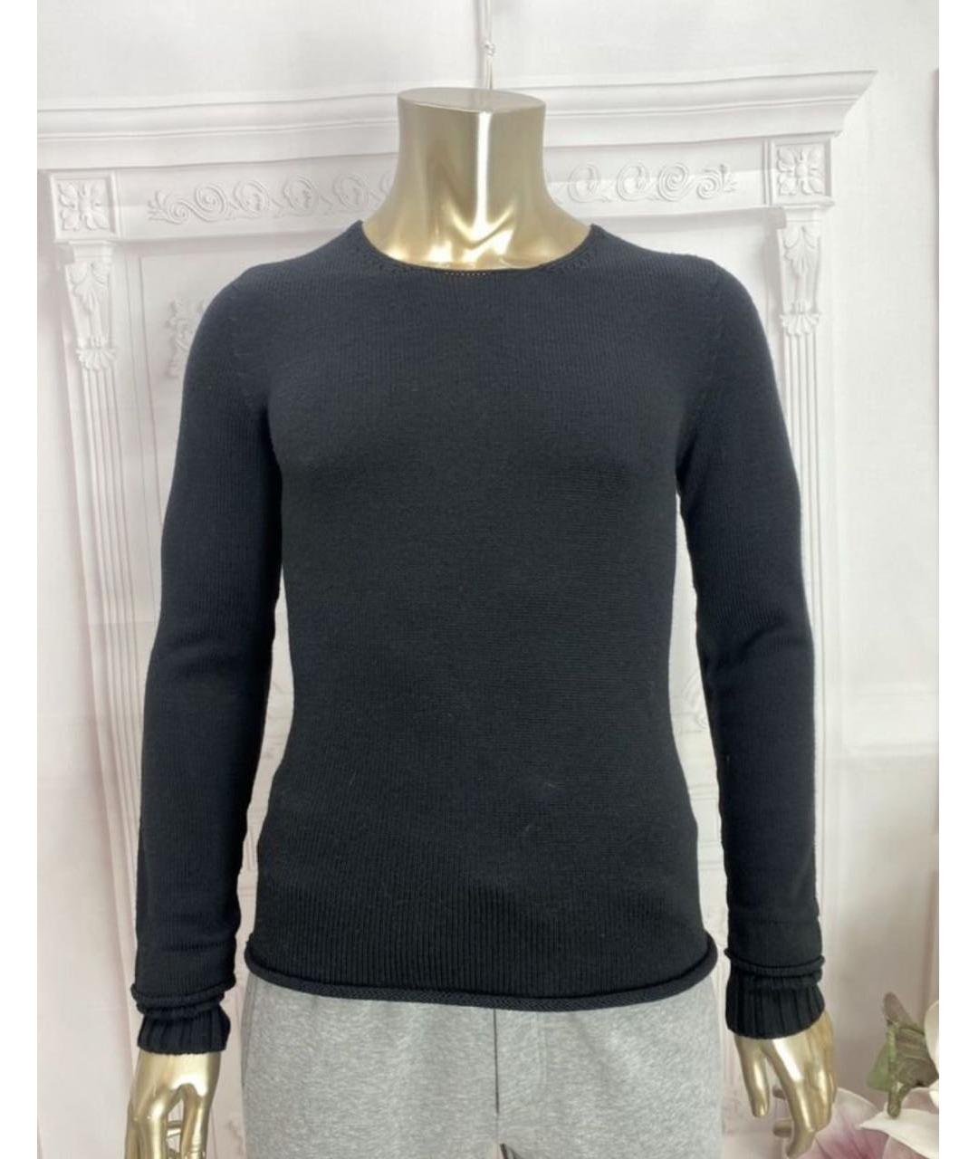 DOLCE&GABBANA Черный шерстяной джемпер / свитер, фото 9