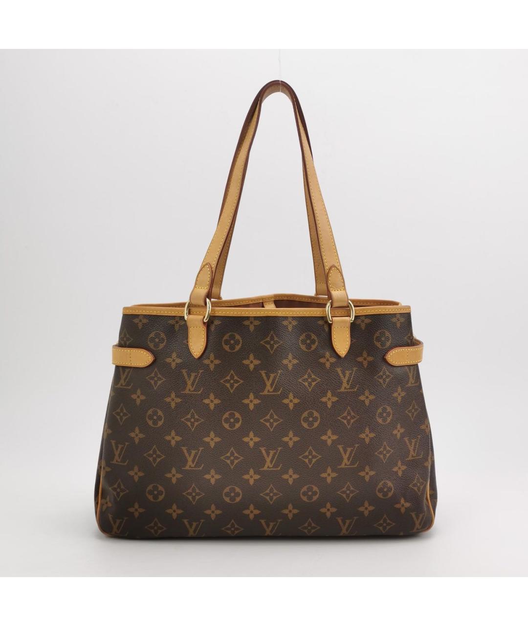 LOUIS VUITTON Коричневая кожаная сумка через плечо, фото 4