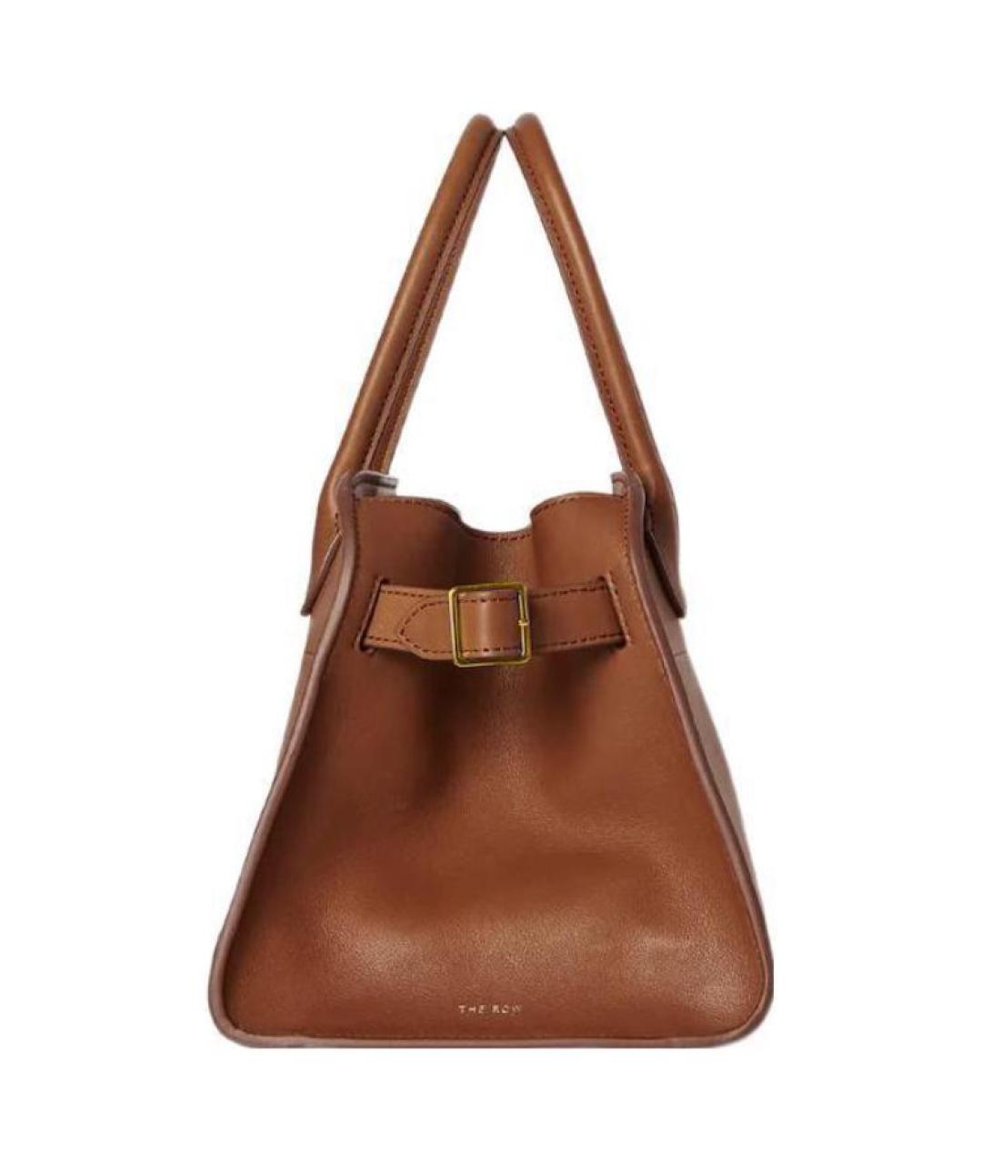 THE ROW Коричневая кожаная сумка через плечо, фото 2