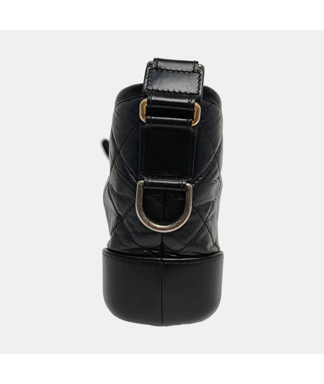 CHANEL Черная кожаная сумка через плечо, фото 2