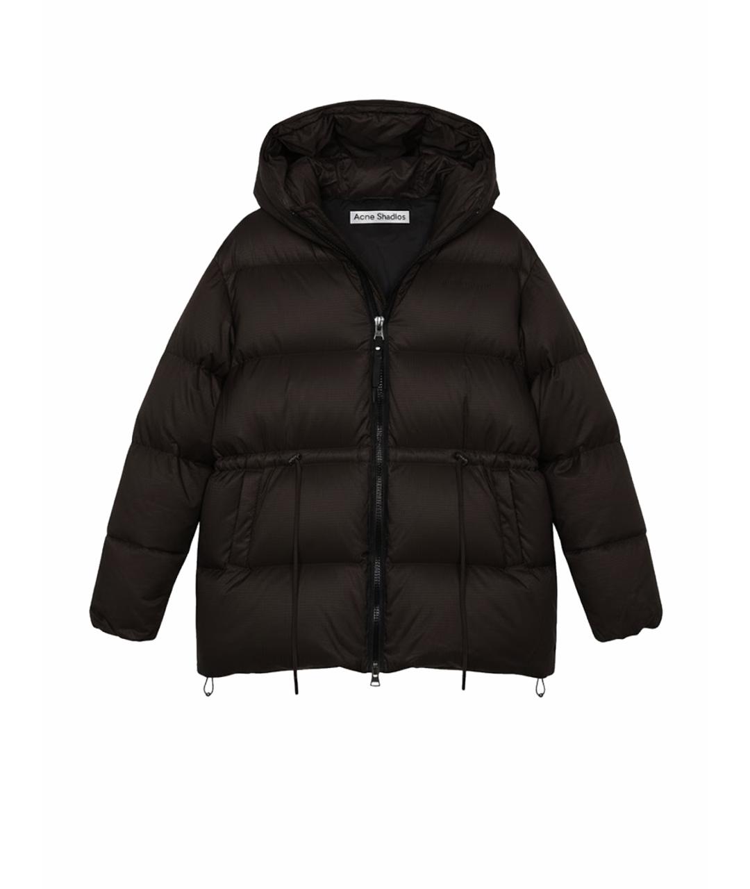 ACNE STUDIOS Черный полиамидовый пуховик, фото 1