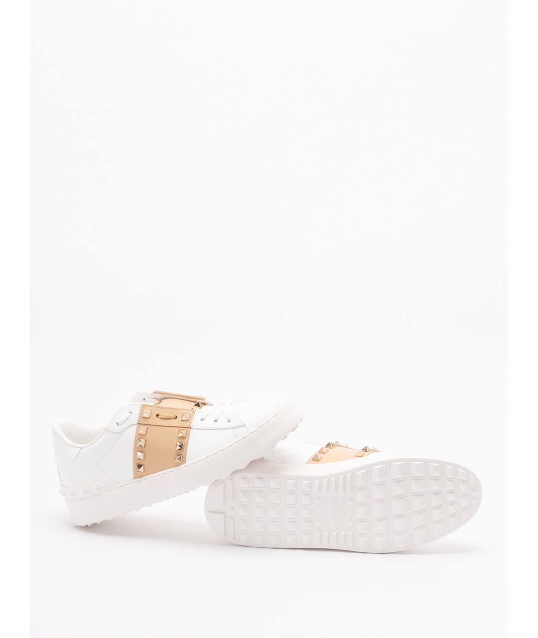 VALENTINO Белые кожаные кеды, фото 4