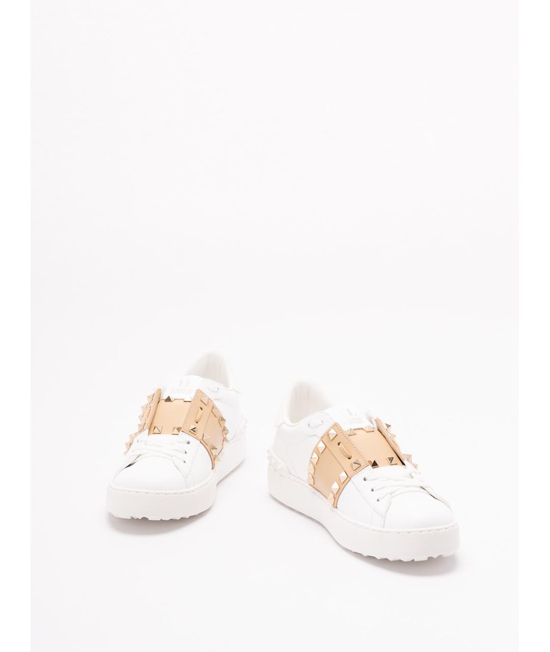 VALENTINO Белые кожаные кеды, фото 2