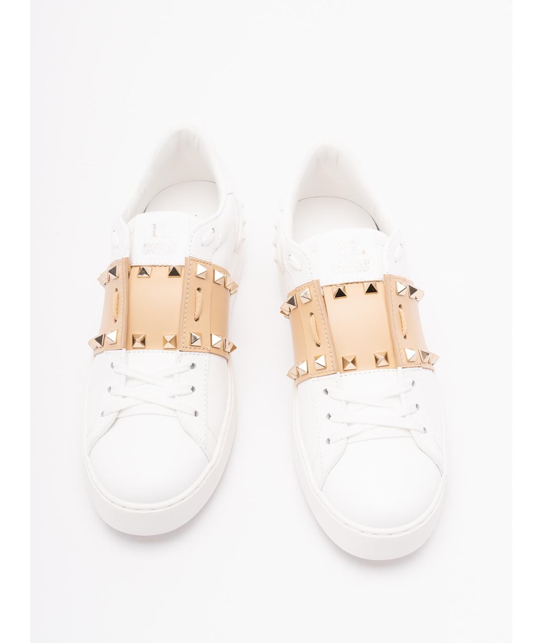 VALENTINO Белые кожаные кеды, фото 5