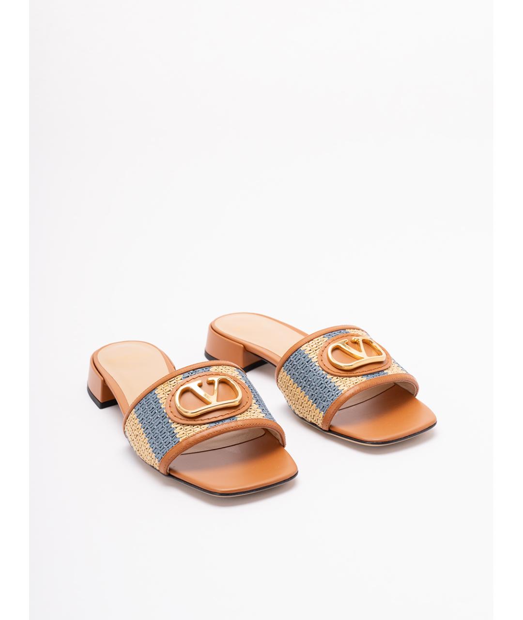 VALENTINO Мульти синтетические сандалии, фото 5