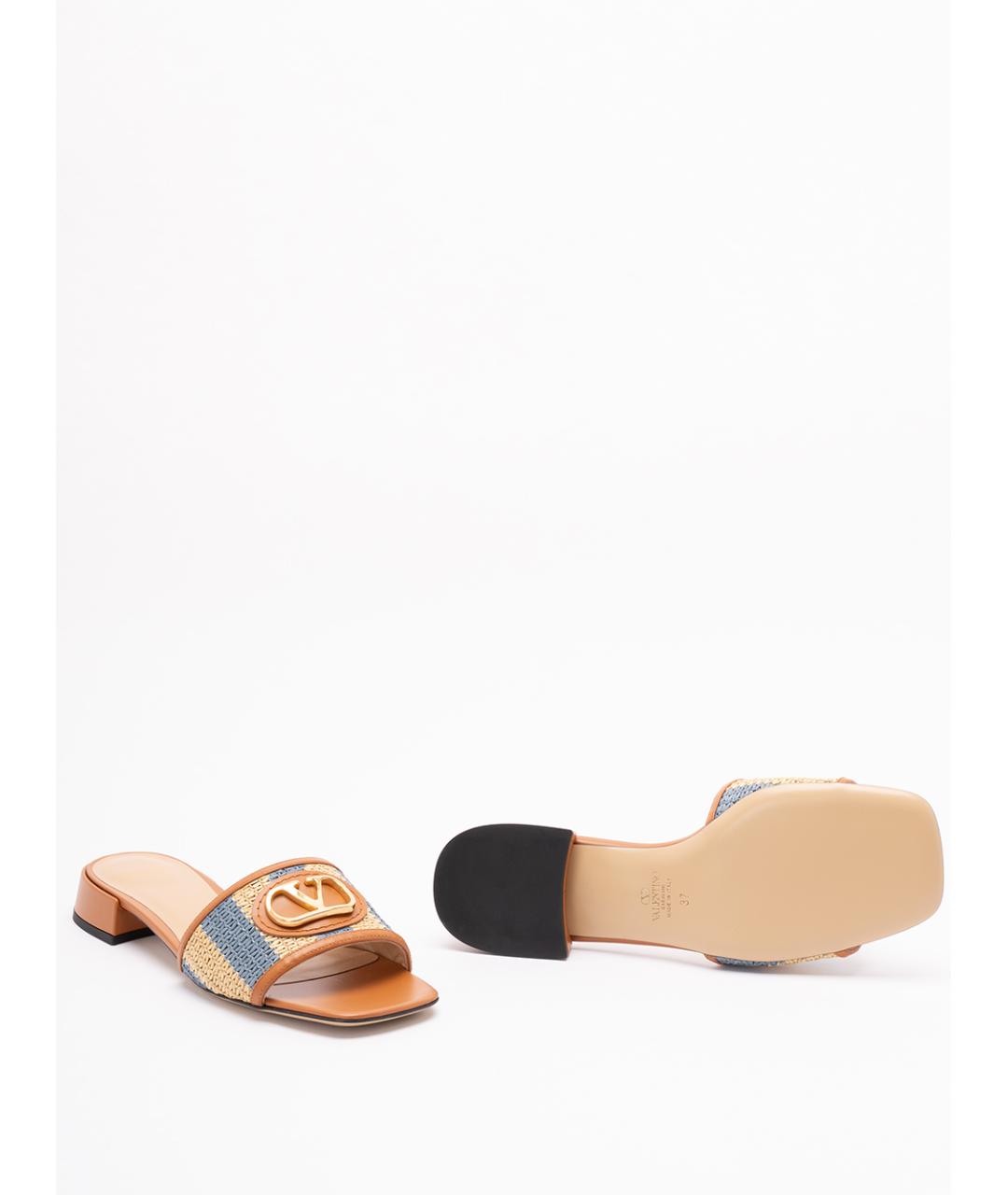 VALENTINO Мульти синтетические сандалии, фото 4