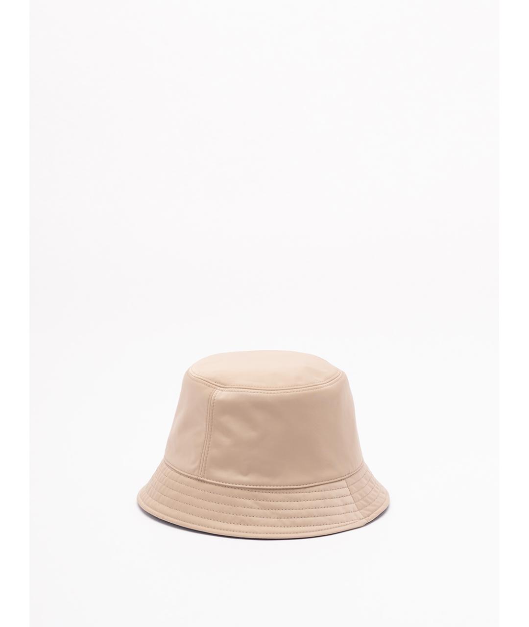 MONCLER Бежевая синтетическая панама, фото 2