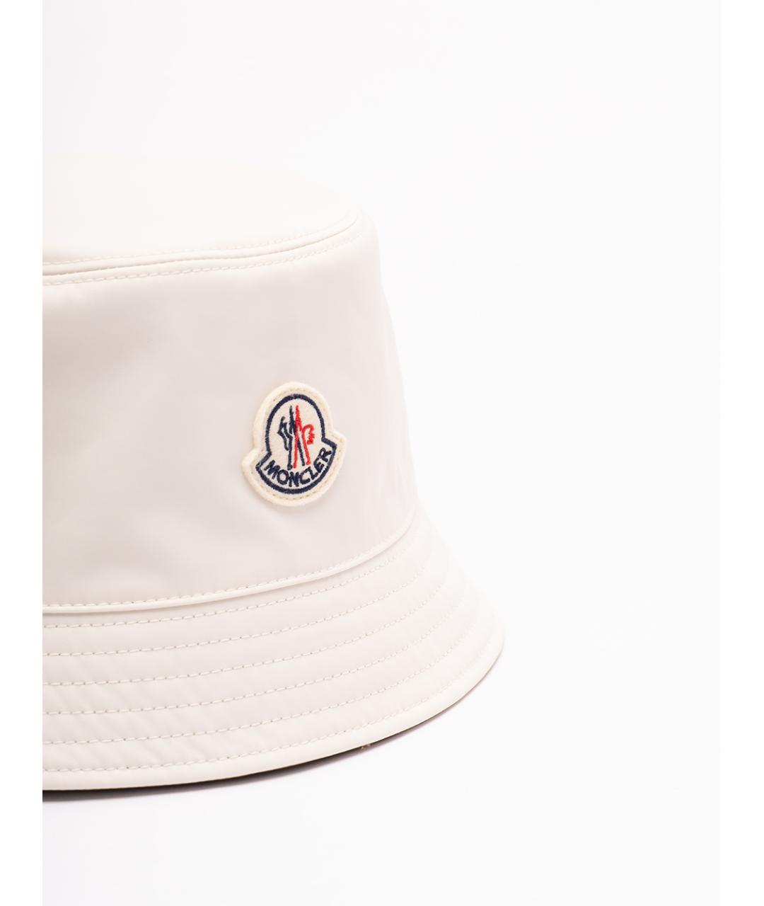 MONCLER Белая хлопковая панама, фото 3