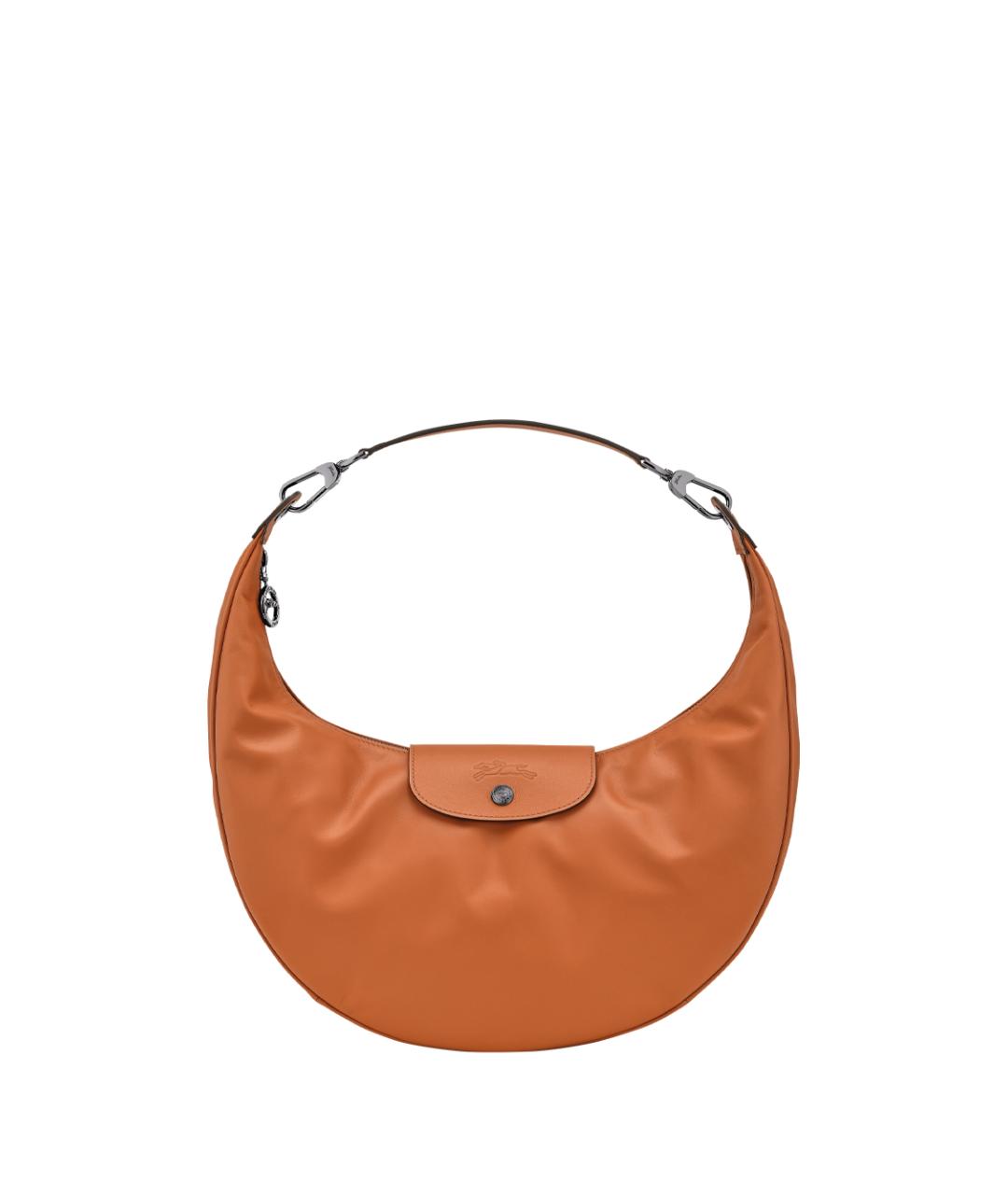 LONGCHAMP Оранжевая тканевая сумка через плечо, фото 1