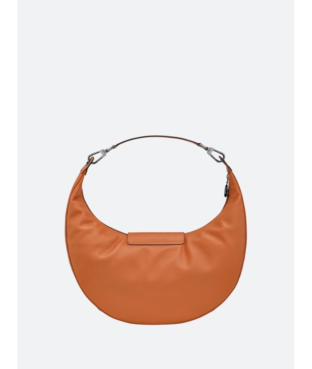 LONGCHAMP Оранжевая тканевая сумка через плечо, фото 2