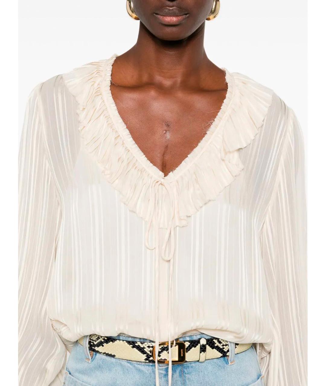 PINKO Розовая вискозная блузы, фото 4