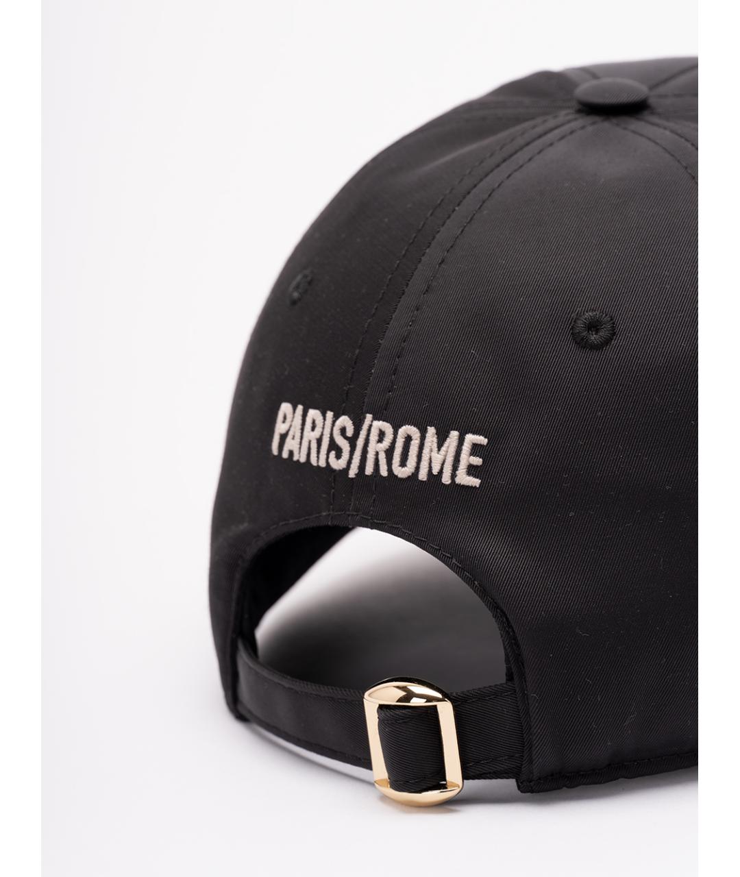 VALENTINO Черная синтетическая кепка/бейсболка, фото 3