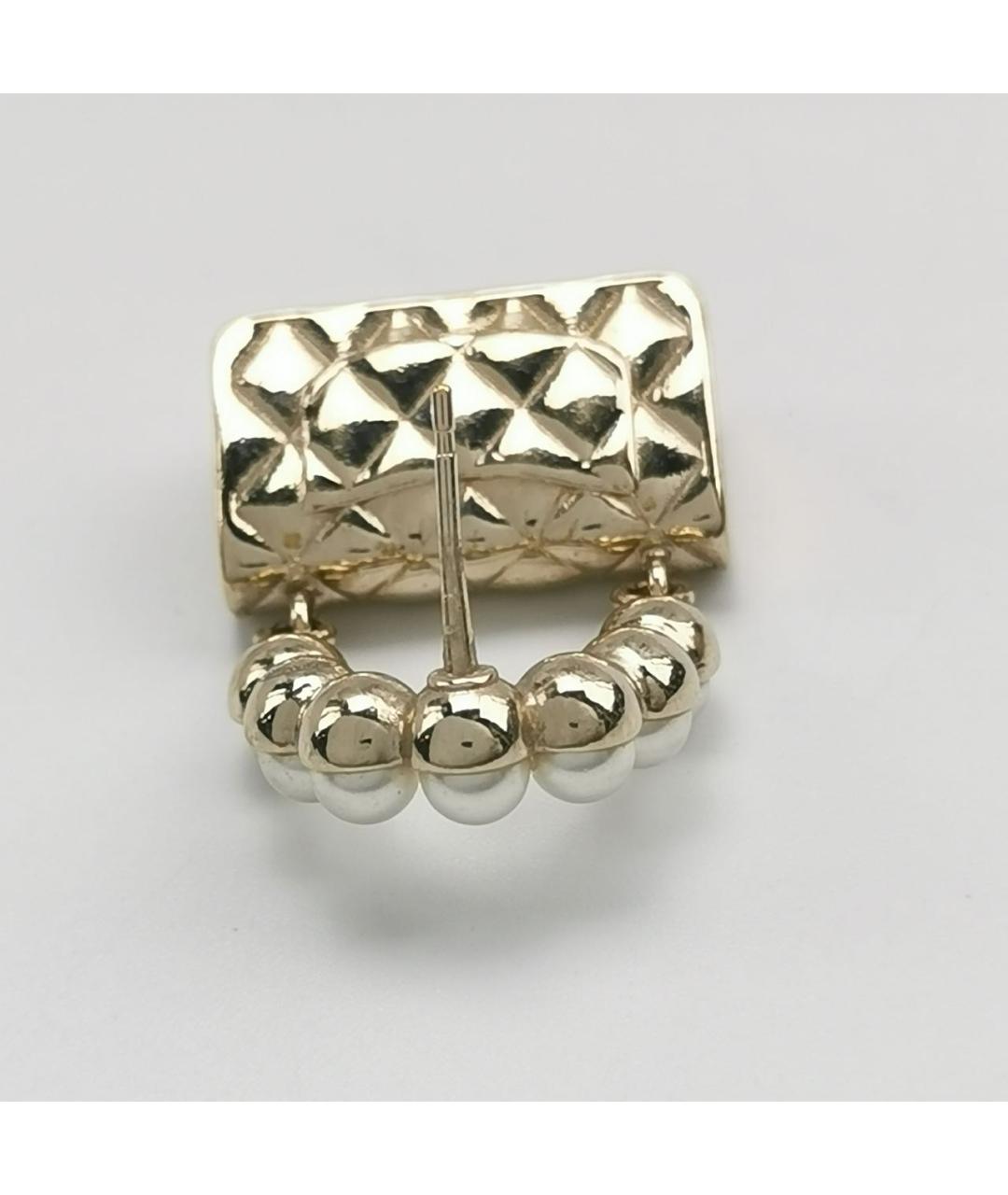 CHANEL Золотые серьги, фото 7