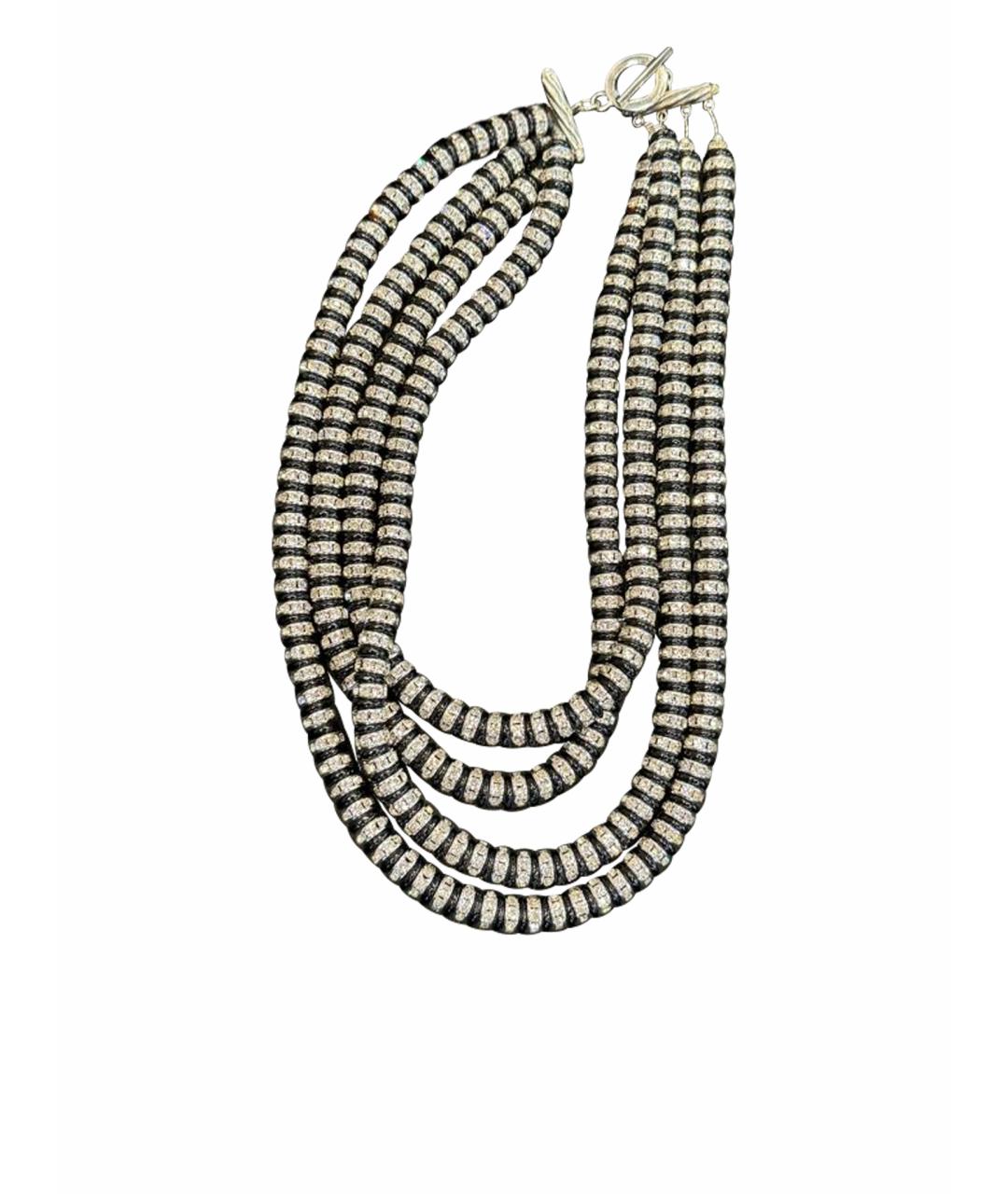 GIORGIO ARMANI Антрацитовое колье, фото 1