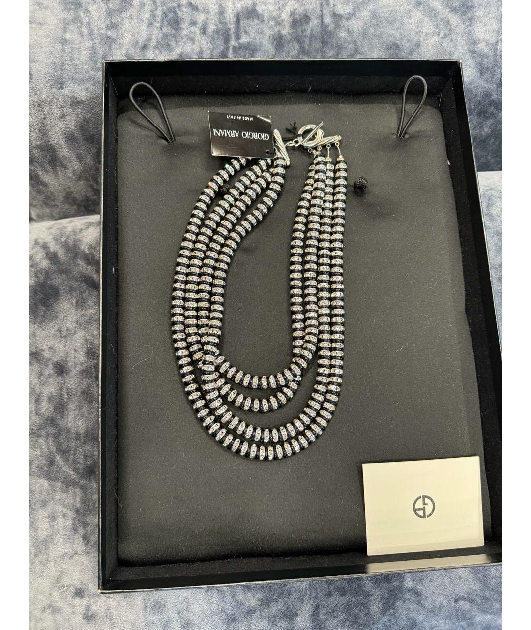 GIORGIO ARMANI Антрацитовое колье, фото 4