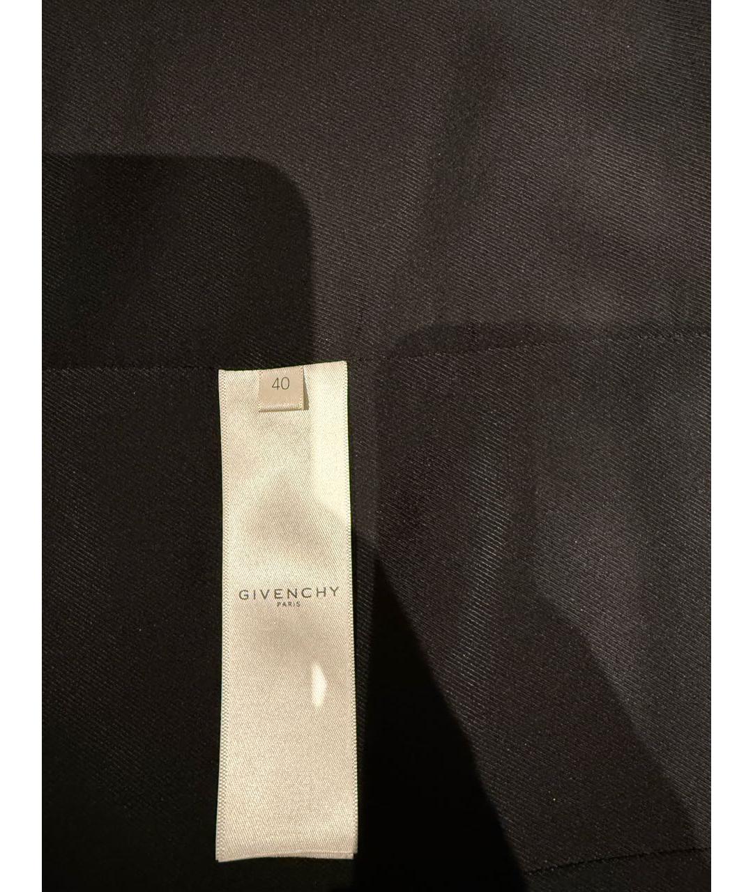 GIVENCHY Черное шерстяное коктейльное платье, фото 7