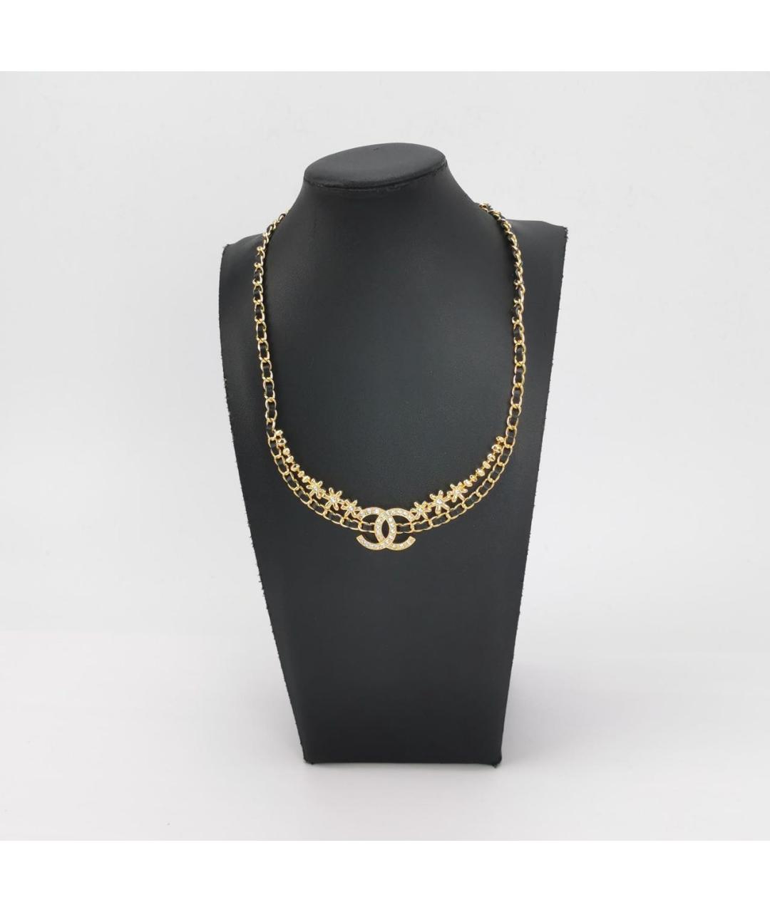 CHANEL Черный кожаный чокер, фото 2