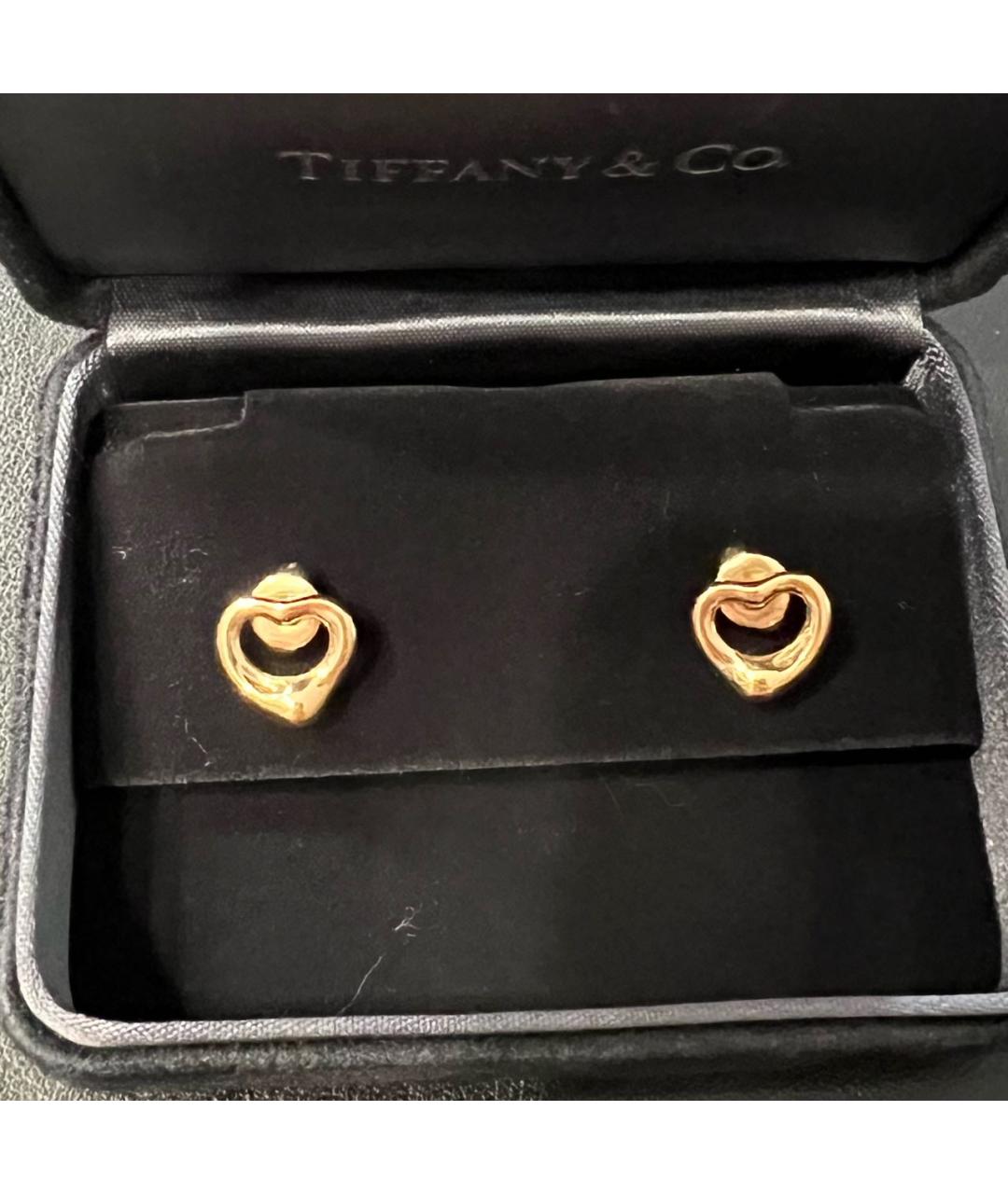 TIFFANY&CO Золотые серьги из желтого золота, фото 2