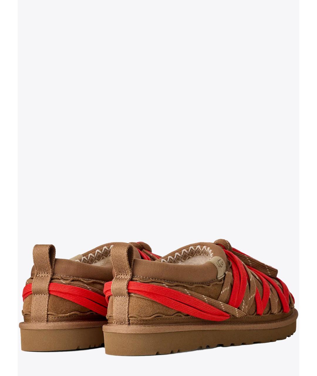 UGG AUSTRALIA Коричневые замшевые низкие ботинки, фото 4