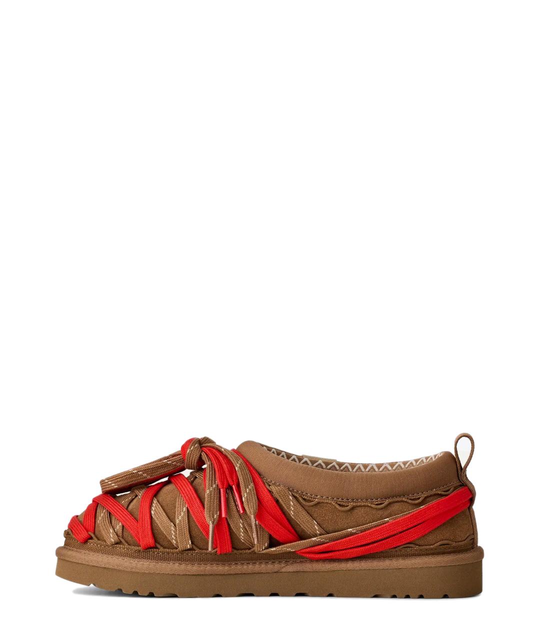 UGG AUSTRALIA Коричневые замшевые низкие ботинки, фото 3