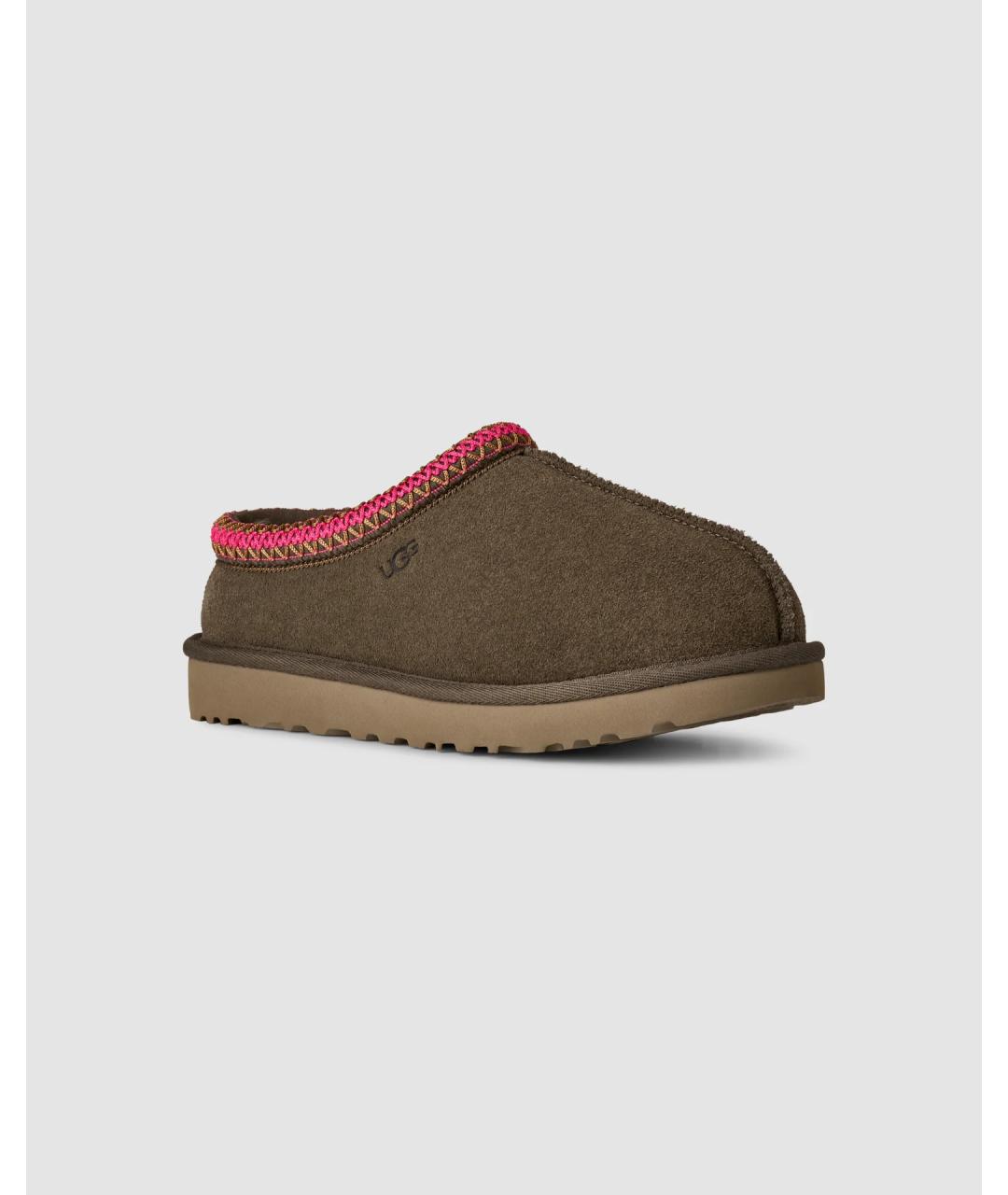 UGG AUSTRALIA Серые замшевые мюли, фото 3