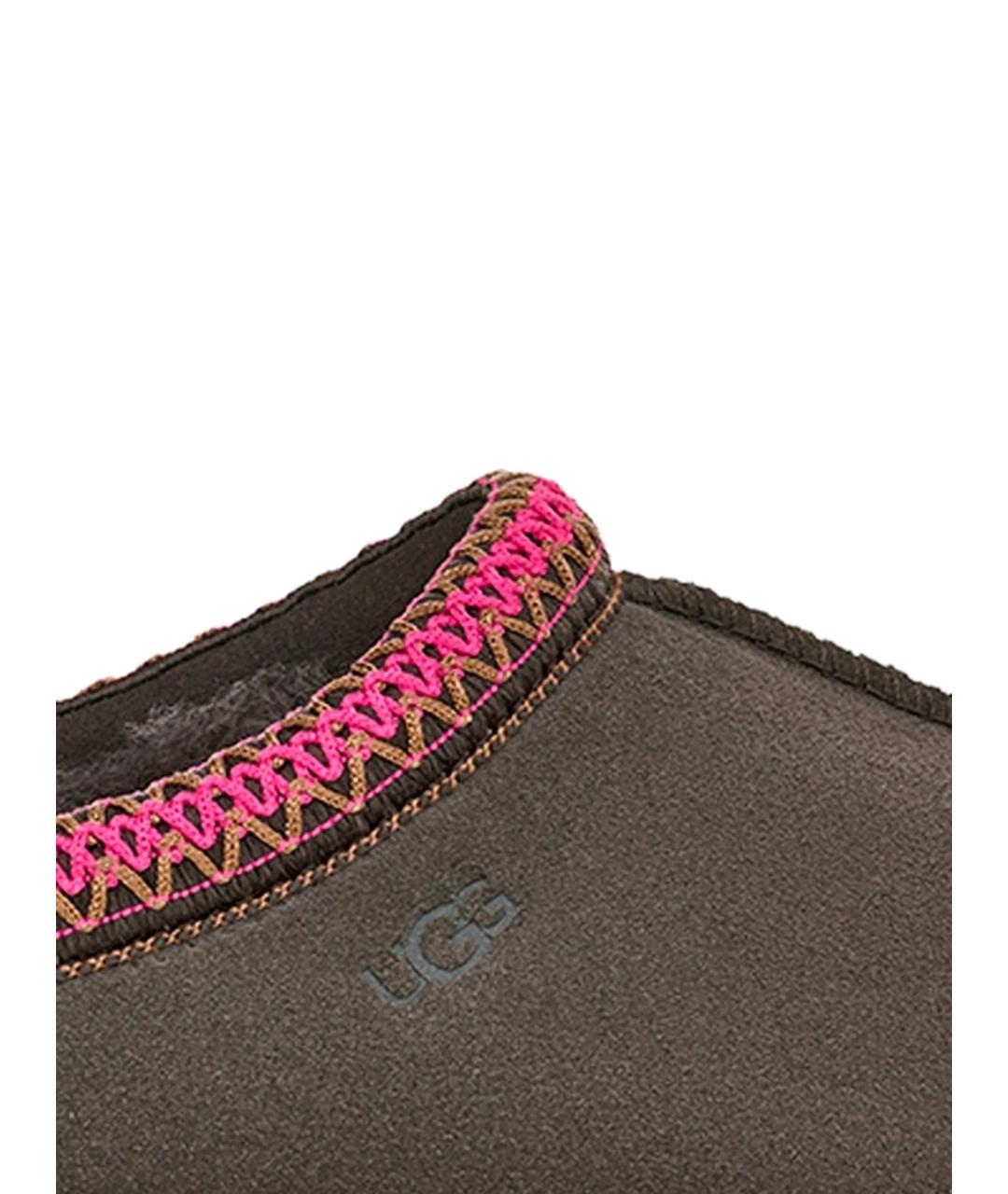 UGG AUSTRALIA Серые замшевые мюли, фото 2