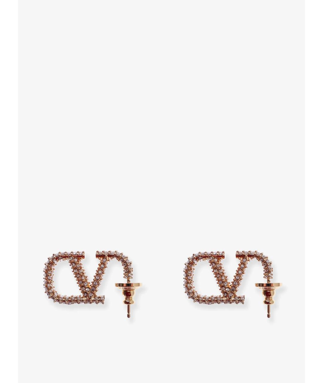 VALENTINO Золотые металлические серьги, фото 3