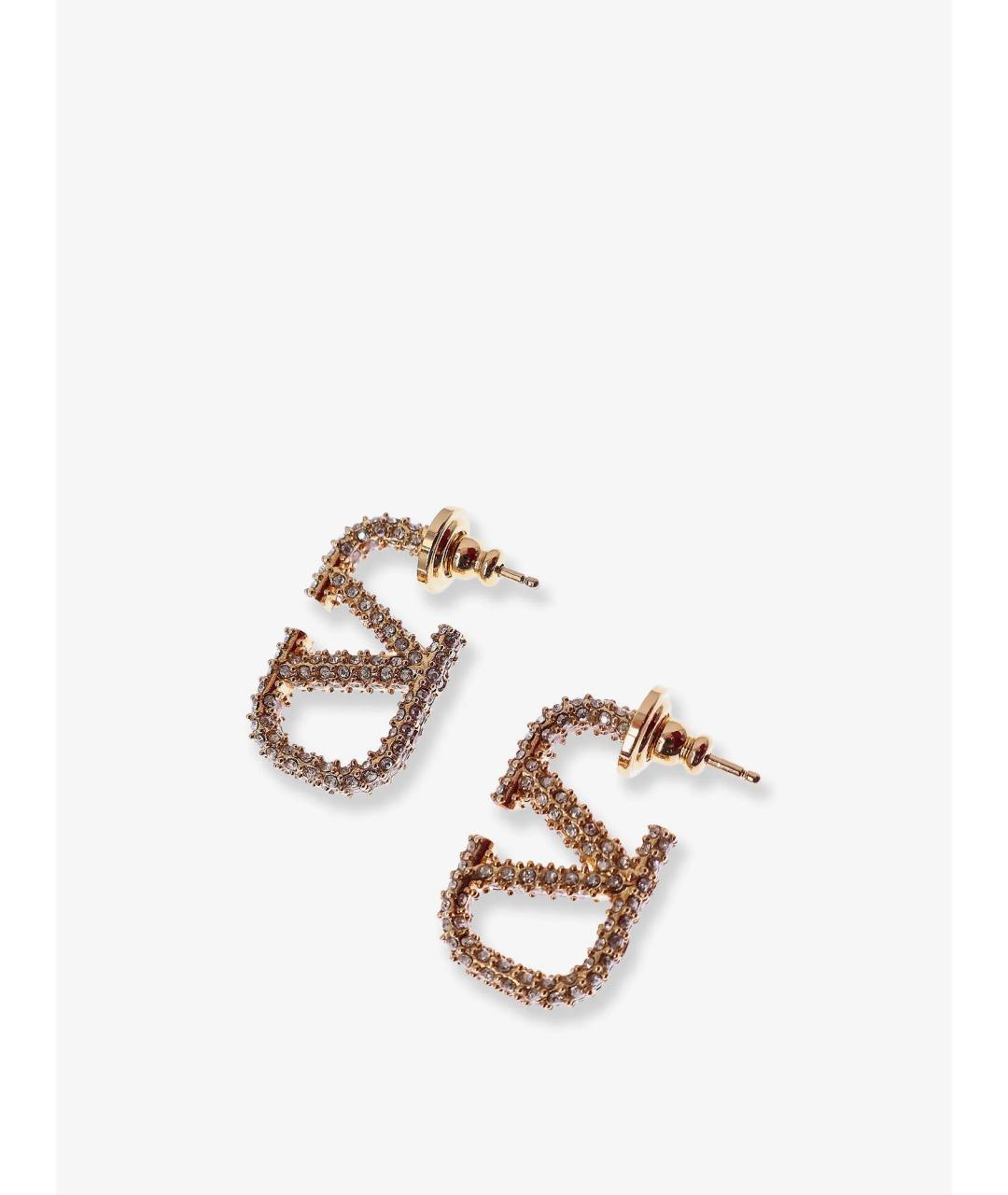 VALENTINO Золотые металлические серьги, фото 2