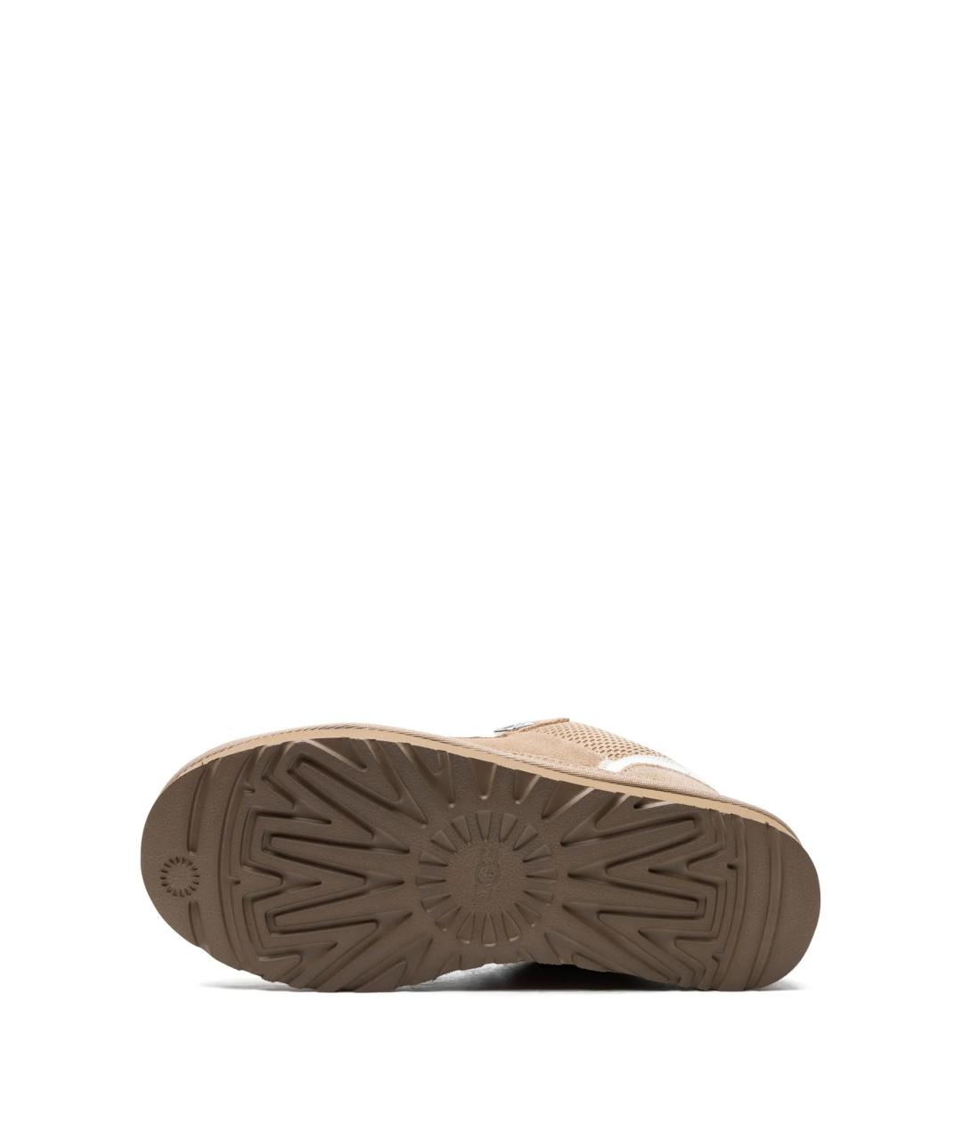 UGG AUSTRALIA Бежевые замшевые кроссовки, фото 5