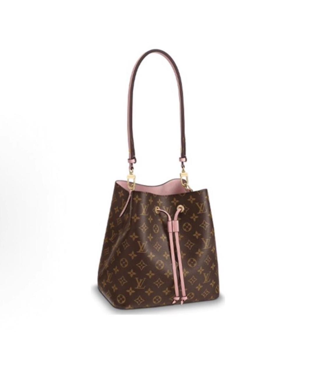 LOUIS VUITTON Коричневая сумка через плечо, фото 6