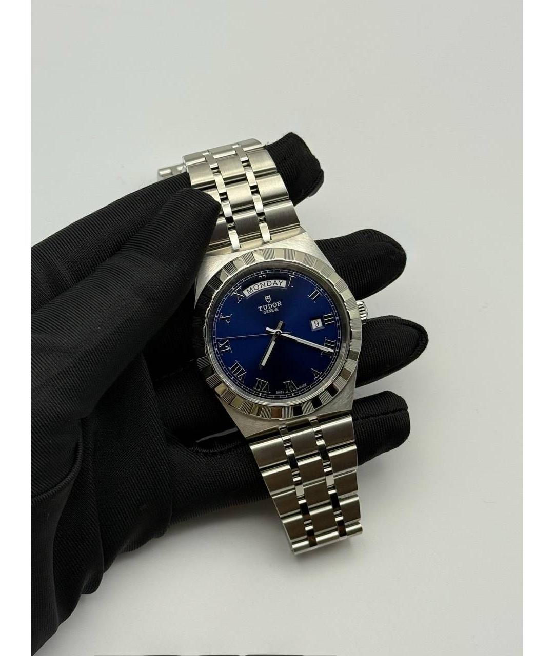 TUDOR Серебряные стальные часы, фото 2