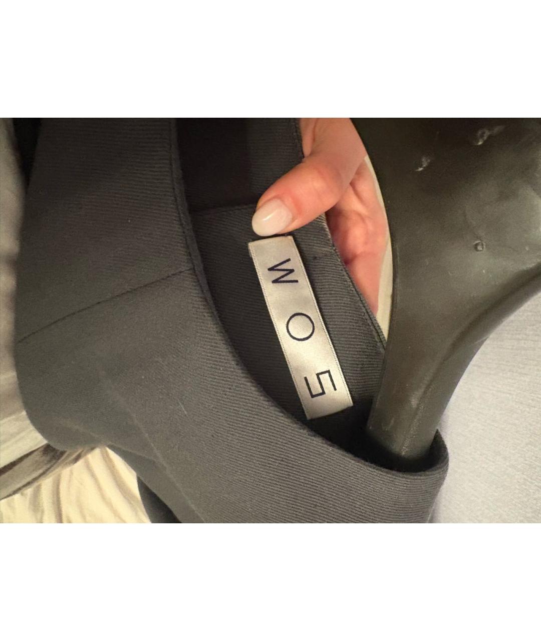 WALK OF SHAME Серое хлопковое повседневное платье, фото 3