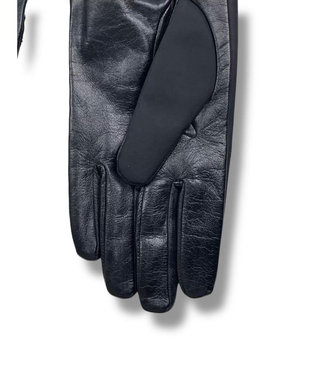 PRADA Черные перчатки, фото 7