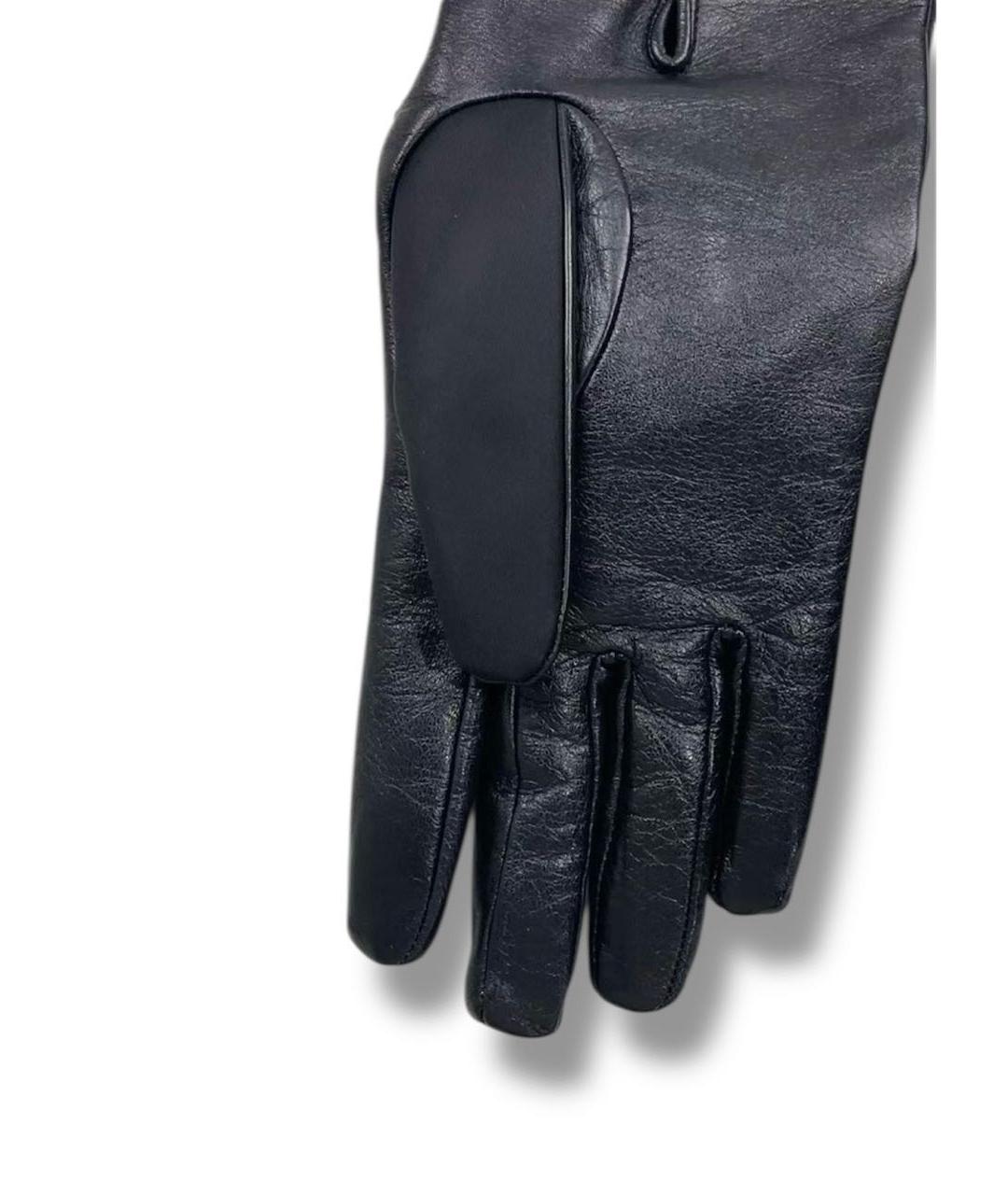 PRADA Черные перчатки, фото 8
